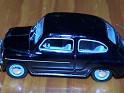 1:43 Solido Seat 600D 1969 Negro